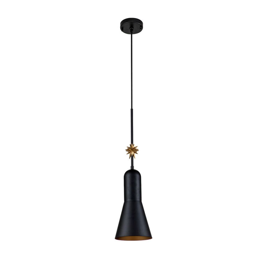 Elstead - Candeeiro suspenso ETOILE 1xE27/60W/230V diâmetro 17,8 cm preto