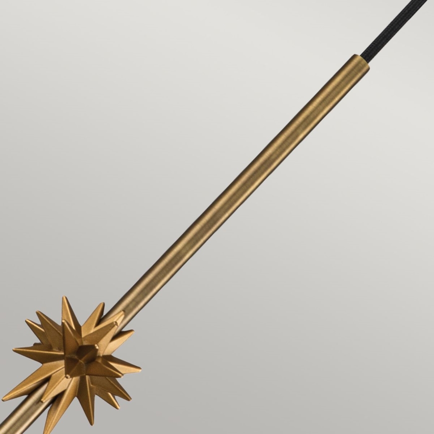 Elstead - Candeeiro suspenso ETOILE 1xE27/60W/230V diâmetro 13,3 cm dourado