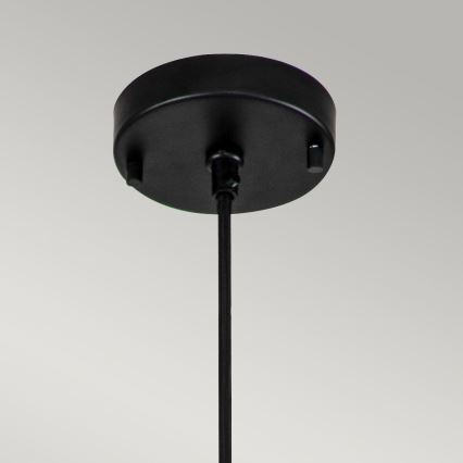 Elstead - Candeeiro suspenso ETOILE 1xE27/60W/230V diâmetro 13,3 cm preto
