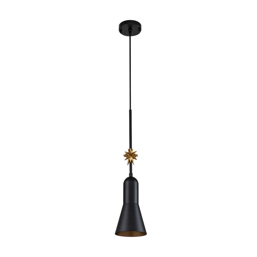 Elstead - Candeeiro suspenso ETOILE 1xE27/60W/230V diâmetro 13,3 cm preto