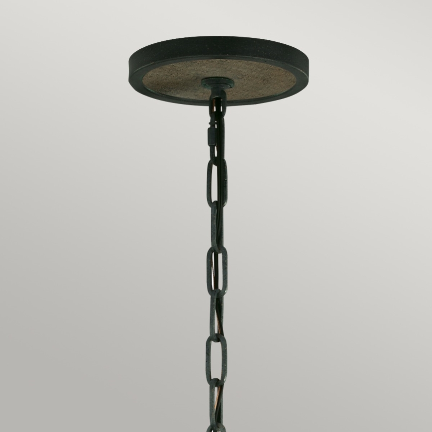 Elstead FE-ALLIER-4P-WW - Candelabro suspenso ALLIER 4xE14/60W/230V carvalho