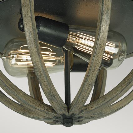Elstead FE-ALLIER-F-WW - Iluminação de teto ALLIER 2xE27/60W/230V carvalho
