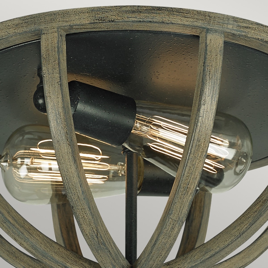 Elstead FE-ALLIER-F-WW - Iluminação de teto ALLIER 2xE27/60W/230V carvalho
