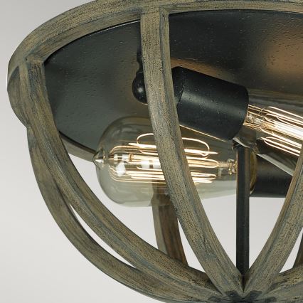 Elstead FE-ALLIER-F-WW - Iluminação de teto ALLIER 2xE27/60W/230V carvalho