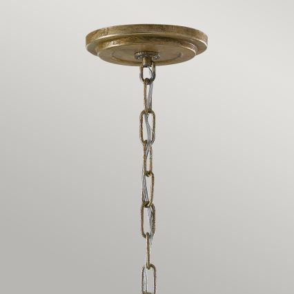 Elstead FE-ARGENTO-P - Candelabro suspenso ARGENTO 3xE14/60W/230V