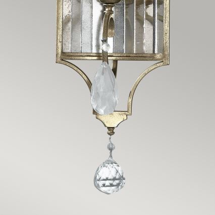 Elstead FE-GIANNA1 - Iluminação de parede de cristal GIANNA 1xE14/60W/230V