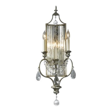 Elstead FE-GIANNA3W - Iluminação de parede de cristal GIANNA 3xE14/60W/230V