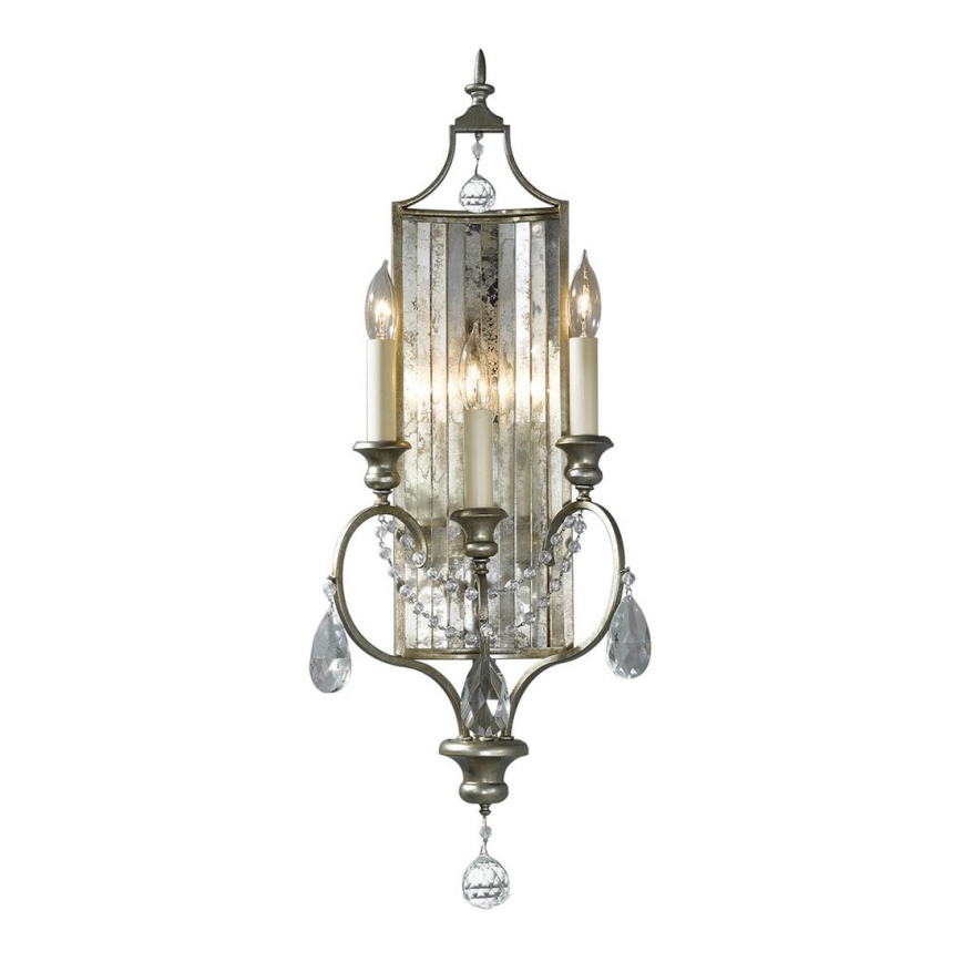 Elstead FE-GIANNA3W - Iluminação de parede de cristal GIANNA 3xE14/60W/230V