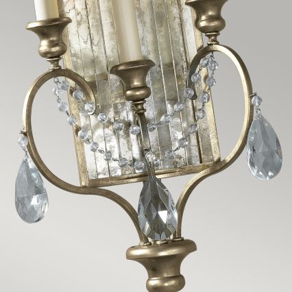 Elstead FE-GIANNA3W - Iluminação de parede de cristal GIANNA 3xE14/60W/230V