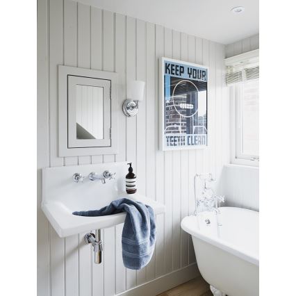 Elstead FE-HUGOLAKE1BATH - Iluminação de parede de casa de banho LED HUGOLAKE 1xG9/3W/230V IP44