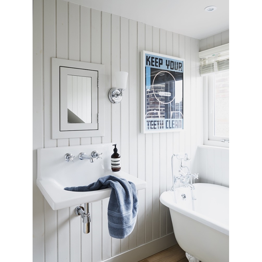 Elstead FE-HUGOLAKE1BATH - Iluminação de parede de casa de banho LED HUGOLAKE 1xG9/3W/230V IP44