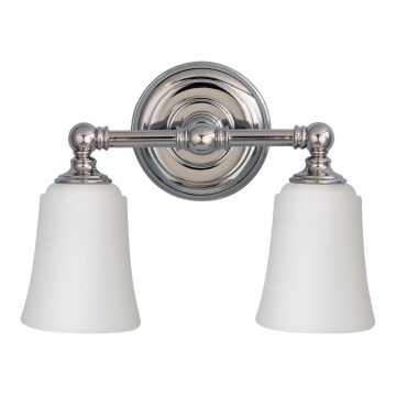 Elstead FE-HUGOLAKE2BATH - Iluminação de parede de casa de banho LED HUGOLAKE 2xG9/3W/230V IP44