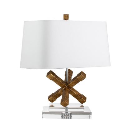Elstead - Candeeiro de mesa JACKSON SQUARE 1xE27/60W/230V