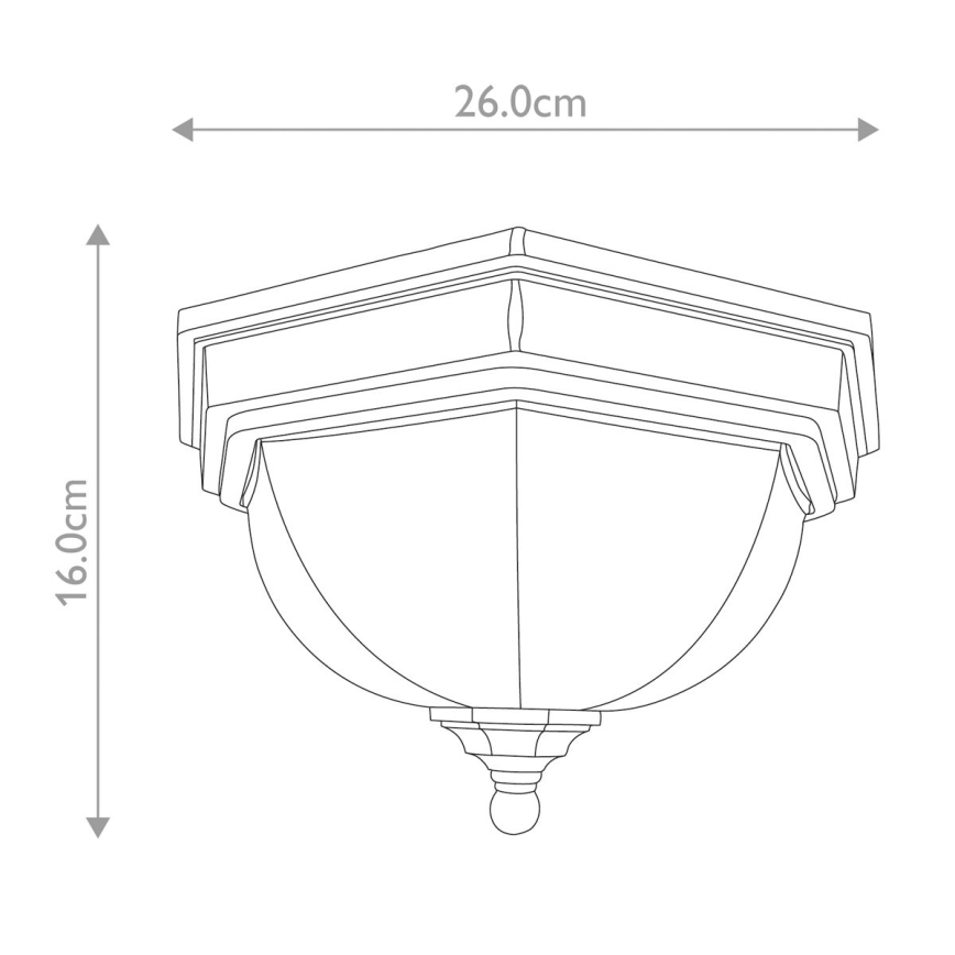 Elstead GZH-FF12 - Iluminação de teto exterior FAIRFORD 2xE27/40W/230V IP44