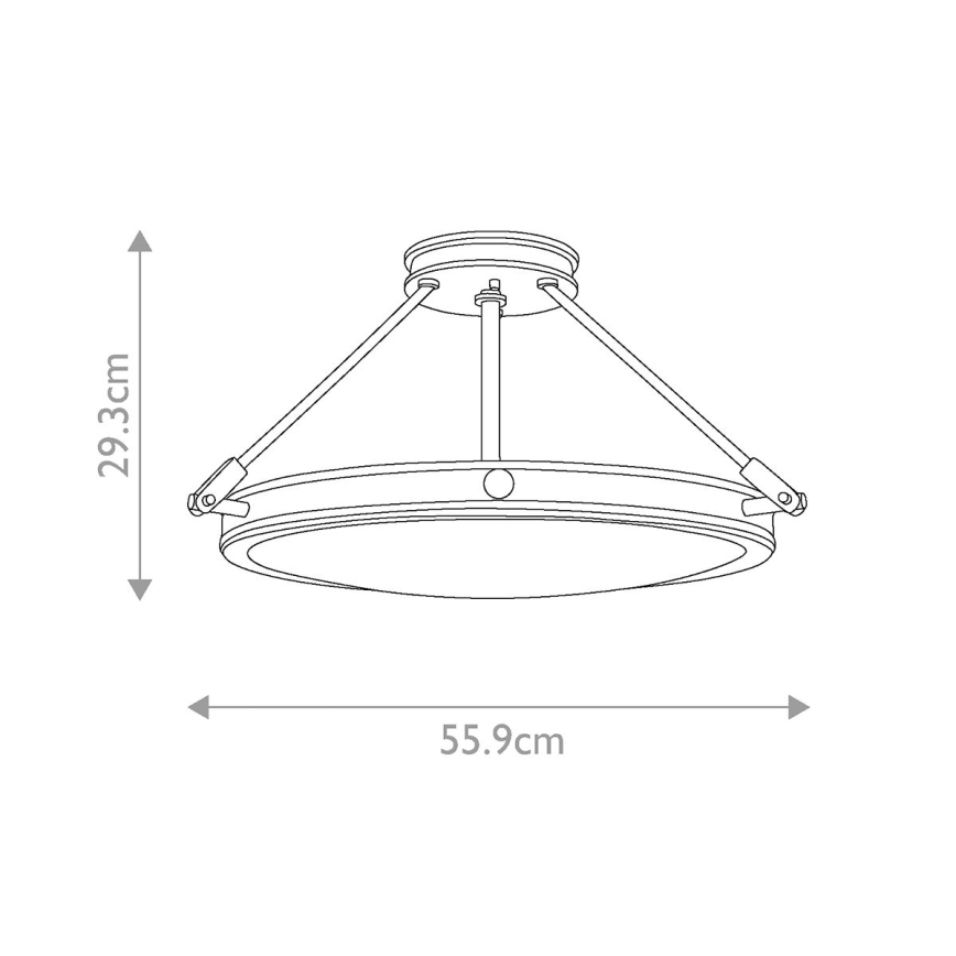 Elstead HK-COLLIER-SF-M - Candelabro montado à superfície COLLIER 4xE14/60W/230V