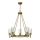 Elstead HK-COLLIER5 - Candelabro suspenso COLLIER 5xE27/100W/230V