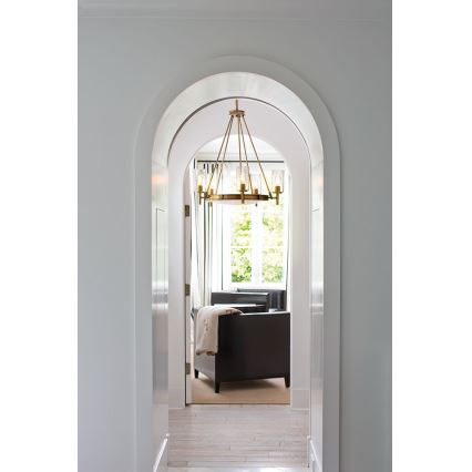 Elstead HK-COLLIER5 - Candelabro suspenso COLLIER 5xE27/100W/230V