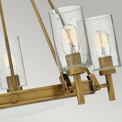 Elstead HK-COLLIER5 - Candelabro suspenso COLLIER 5xE27/100W/230V