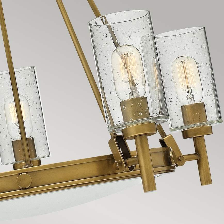 Elstead HK-COLLIER5 - Candelabro suspenso COLLIER 5xE27/100W/230V