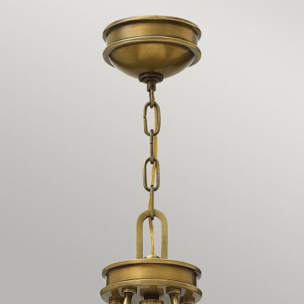 Elstead HK-COLLIER5 - Candelabro suspenso COLLIER 5xE27/100W/230V