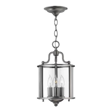 Elstead HK-GENTRY-P-S-PW - Candelabro suspenso GENTRY 3xE14/60W/230V