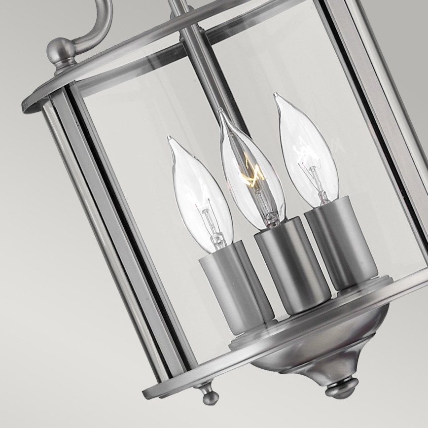 Elstead HK-GENTRY-P-S-PW - Candelabro suspenso GENTRY 3xE14/60W/230V