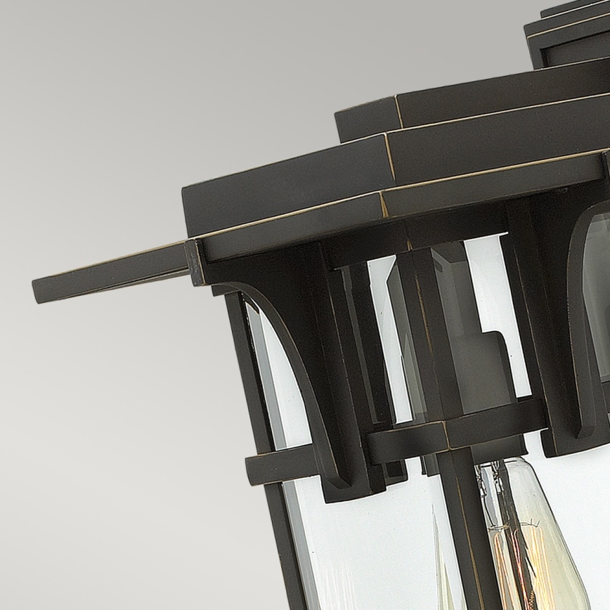 Elstead HK-MANHATTAN2-M - Iluminação exterior MANHATTAN 1xE27/100W/230V IP44