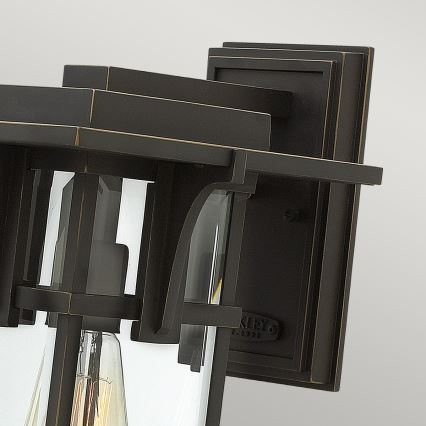 Elstead HK-MANHATTAN2-M - Iluminação exterior MANHATTAN 1xE27/100W/230V IP44
