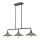Elstead HK-RIGBY-ISLE-KZ - Candelabro suspenso RIGBY 3xE27/60W/230V