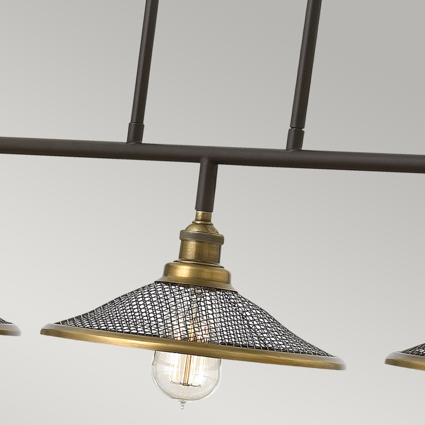Elstead HK-RIGBY-ISLE-KZ - Candelabro suspenso RIGBY 3xE27/60W/230V