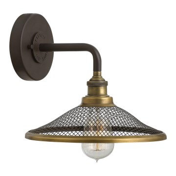 Elstead HK-RIGBY1-KZ - Iluminação de parede RIGBY 1xE27/100W/230V