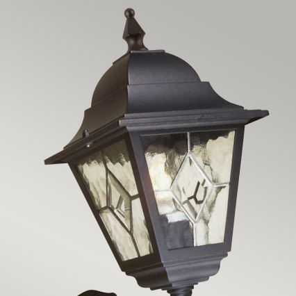 Elstead - Iluminação de parede exterior com sensor NORFOLK 1xE27/100W/230V IP43