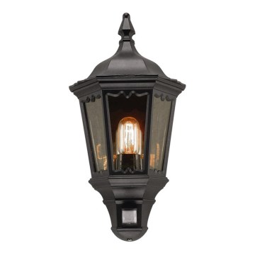 Elstead - Iluminação de parede exterior com um sensor MEDSTEAD 1xE27/100W/230V IP43