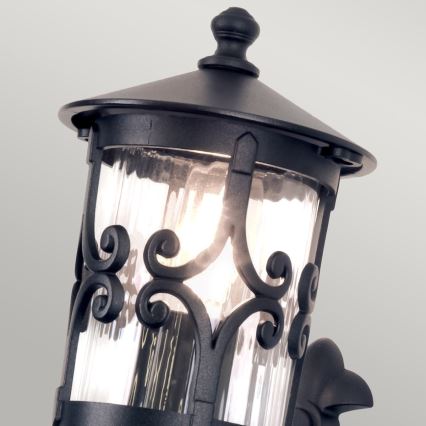 Elstead - Iluminação de parede exterior HEREFORD 1xE27/100W/230V IP23 preto