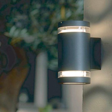 Elstead - Iluminação de parede exterior LED MAGNUS 2xGX53/9W/230V IP44