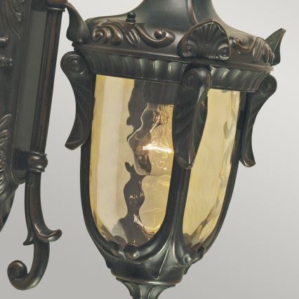 Elstead - Iluminação de parede exterior PHILADELPHIA 1xE27/100W/230V IP44 preto