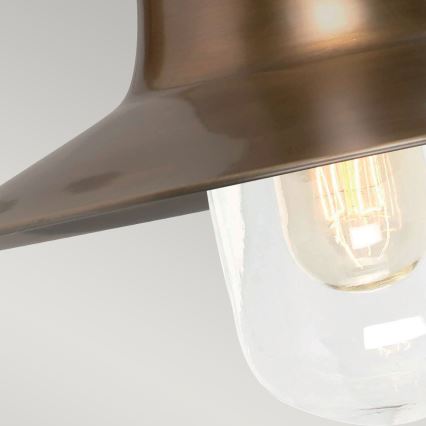 Elstead - Iluminação de parede exterior SHELDON 1xE27/100W/230V IP44 bronze