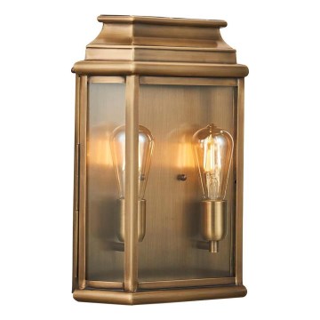 Elstead - Iluminação de parede exterior ST MARTINS 2xE27/60W/230V IP44 cobre