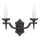 Elstead - Iluminação de parede RECTORY 2xE14/60W/230V