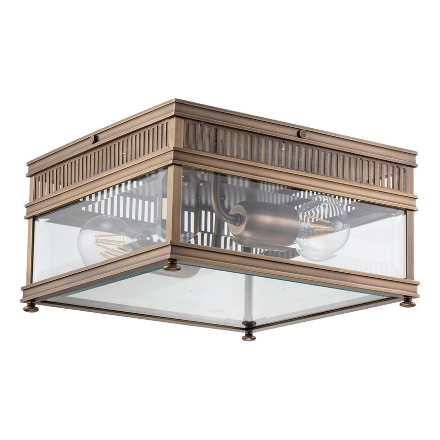 Elstead - Iluminação de teto exterior HOLBORN 2xE27/60W/230V IP44