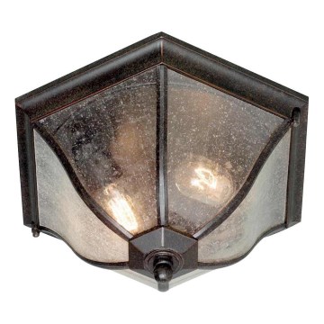 Elstead - Iluminação de teto exterior NEW ENGLAND 2xE27/60W/230V IP44