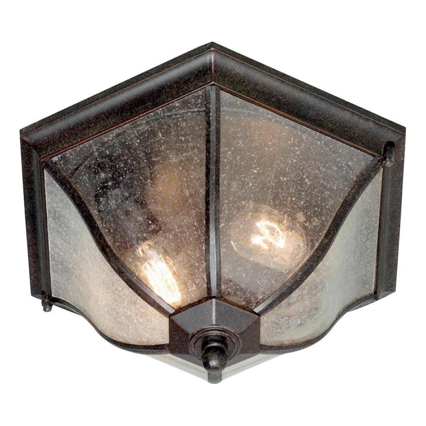 Elstead - Iluminação de teto exterior NEW ENGLAND 2xE27/60W/230V IP44