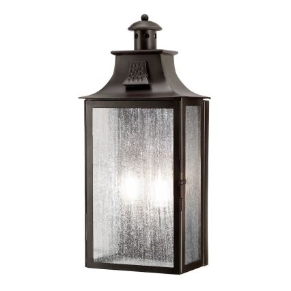 Elstead - Iluminação de parede exterior KENDAL 2xE14/60W/230V IP44