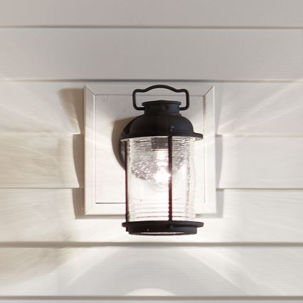 Elstead KL-ASHLANDBAY2-S - Iluminação de parede exterior ASHLAND 1xE27/60W/230V IP44