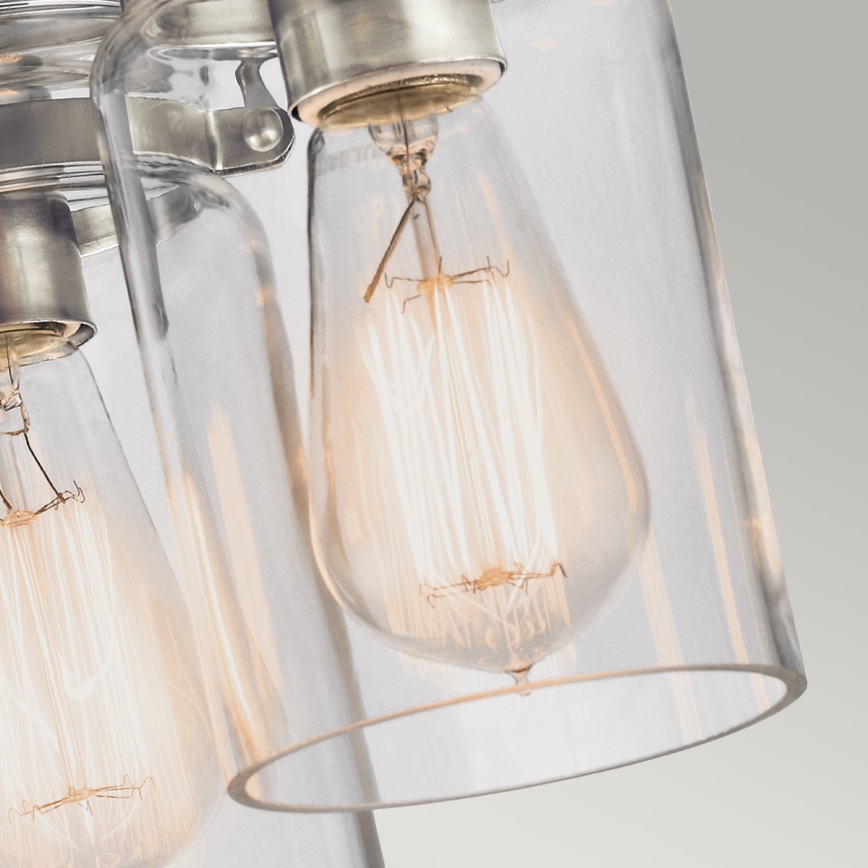 Elstead KL-BRINLEY-F-NI - Iluminação de teto BRINLEY 3xE27/60W/230V cromado mate