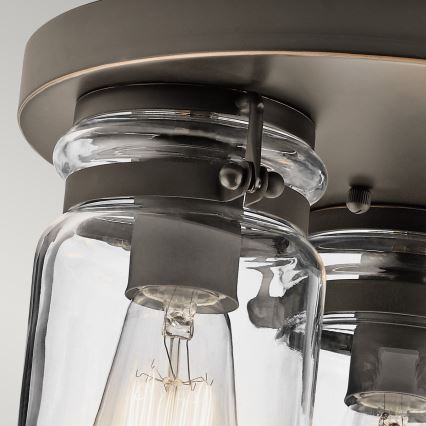 Elstead KL-BRINLEY-F-OZ - Iluminação de teto BRINLEY 3xE27/60W/230V antracite