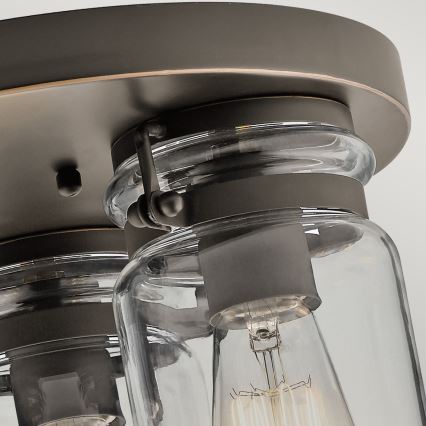 Elstead KL-BRINLEY-F-OZ - Iluminação de teto BRINLEY 3xE27/60W/230V antracite