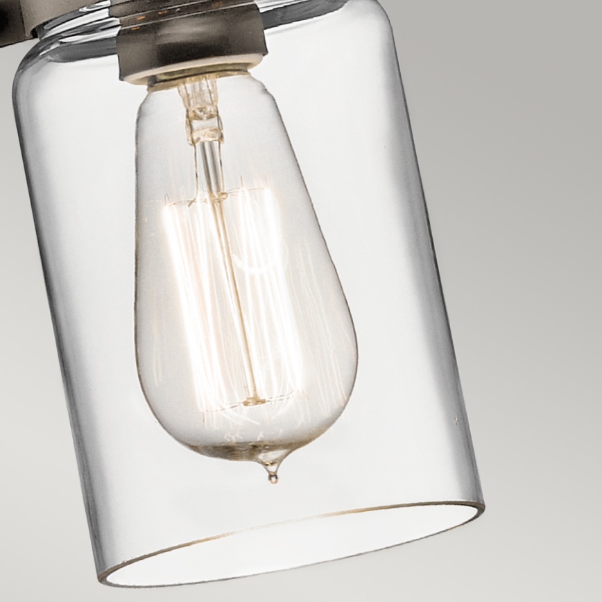 Elstead KL-BRINLEY-MP-OZ - Candelabro suspenso BRINLEY 1xE27/60W/230V antracite