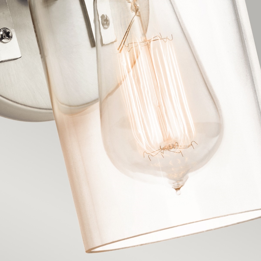 Elstead KL-BRINLEY1-NI - Iluminação de parede BRINLEY 1xE27/60W/230V cromado mate