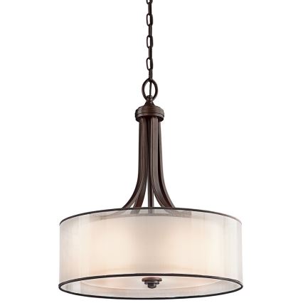 Elstead KL-LACEY-P-L-MB - Candelabro suspenso LACEY 4xE27/60W/230V